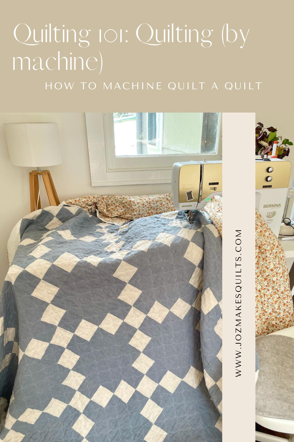 Quilting 101 Lesson 7b Quilting the sewing machine edition